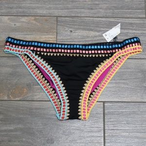 Bar III Weave It Cheeky Bikini Swimsuit Bottoms